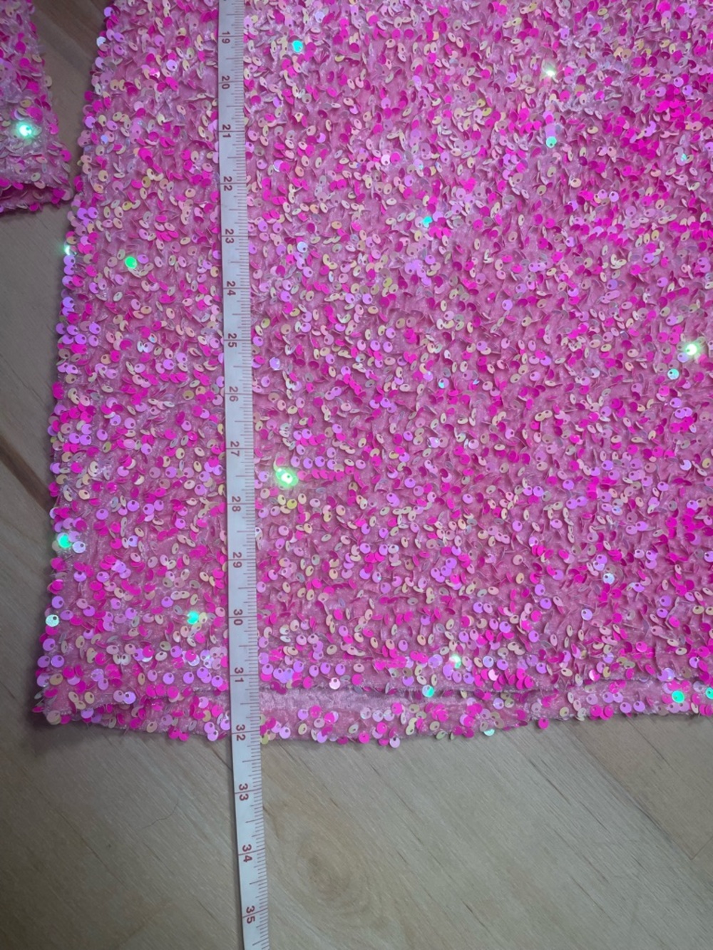Petal & Pup Pink Sequin Mini Dress Small Prom Vegas Bachelorette Party - Picture 8 of 10
